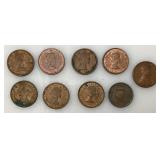 Misc. Foreign Coins And More (Some In Protective Sleeves) Misc. Foreign Coins And More (Some In Protective Sleeves)