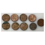 Misc. Foreign Coins And More (Some In Protective Sleeves) Misc. Foreign Coins And More (Some In Protective Sleeves)
