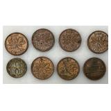 Misc. Foreign Coins And More (Some In Protective Sleeves) Misc. Foreign Coins And More (Some In Protective Sleeves)