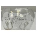 Two Vintage Crystal Head Vodka Skull Drinking Glasses 3 3/4" x 5" Two Vintage Crystal Head Vodka Skull Drinking Glasses 3 3/4" x 5"