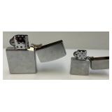 Vintage Large Zippo Style Lighters 4 1/2" & 6 1/4" Vintage Large Zippo Style Lighters 4 1/2" & 6 1/4"