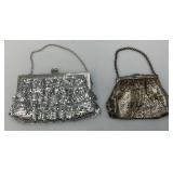 Vintage Whiting & Davis Mesh Hand Bag & Icing Mesh Hand Bag Vintage Whiting & Davis Mesh Hand Bag & Icing Mesh Hand Bag