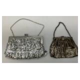 Vintage Whiting & Davis Mesh Hand Bag & Icing Mesh Hand Bag Vintage Whiting & Davis Mesh Hand Bag & Icing Mesh Hand Bag