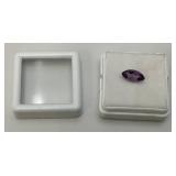 Lab Created 1.1 CT Pink Amethyst  (In Protective Case) Lab Created 1.1 CT Pink Amethyst  (In Protective Case)