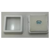 Lab Created 1.17 CT Sky Blue Topaz Emerald Cut (In Protective Case) Lab Created 1.17 CT Sky Blue Topaz Emerald Cut (In Protective Case)