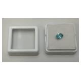 Lab Created 1.14 CT Blue Zircon Oval (In Protective Case) Lab Created 1.14 CT Blue Zircon Oval (In Protective Case)