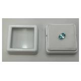 Lab Created 1.14 CT Blue Zircon Oval (In Protective Case) Lab Created 1.14 CT Blue Zircon Oval (In Protective Case)