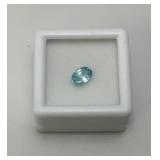 Lab Created 1.14 CT Blue Zircon Oval (In Protective Case) Lab Created 1.14 CT Blue Zircon Oval (In Protective Case)
