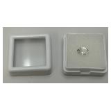 Lab Created 1.5  CT White Topaz Oval  (In Protective Case) Lab Created 1.5  CT White Topaz Oval  (In Protective Case)