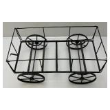 Metal Cart And Wheel Barrow Garden Planters Metal Cart And Wheel Barrow Garden Planters