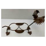 Heavy metal Dog Garden Planter Sculpture Heavy metal Dog Garden Planter Sculpture