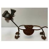 Heavy metal Dog Garden Planter Sculpture Heavy metal Dog Garden Planter Sculpture
