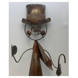 Metal Garden Snowman Statue Metal Garden Snowman Statue