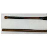 Vintage Double Headed Long Axe And Slug Hammer Vintage Double Headed Long Axe And Slug Hammer