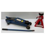 Heavy Hydraulic Floor Jack & Jack Stand Heavy Hydraulic Floor Jack & Jack Stand