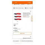 3 Pack Milwaukee FASTBACK Compact Folding Utility Knife with General Purpose Blade BRAND NEW