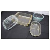 Lot of Assorted Used Pyrex-Style Glassware