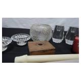 Assorted Lot of Candles and Candle Holders