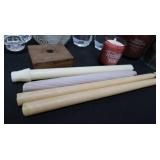 Assorted Lot of Candles and Candle Holders