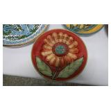 Assorted Lot of Decorative Glass and Hand-Painted Dishes