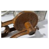 Two Vintage Clamp-Style Hand Grinders