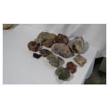 Assorted Lot of Geodes, Rocks, and Mineral Specimens