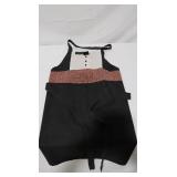 Novelty Tuxedo-Style Apron with Plaid Sash