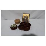 Lot of Assorted Decor, Including Barometer & Religious Icon