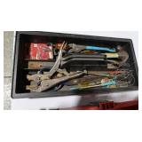 Lot of Two Toolboxes with Assorted Hand Tools & Power Strips