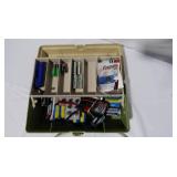 Lot of Two Toolboxes with Assorted Hand Tools & Power Strips