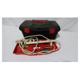 Lot of Two Toolboxes with Assorted Hand Tools & Power Strips
