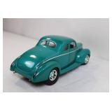 Die-Cast 1940 Ford Coupe Model Car in Teal Die-Cast 1940 Ford Coupe Model Car in Teal