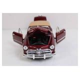 Die-Cast 1949 Ford Convertible Model Car with Opening Doors and Hood Die-Cast 1949 Ford Convertible Model Car with Opening Doors and Hood
