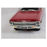 Die-Cast 1966 Chevy Nova Super Sport Model Car Red 1:18 Scale Die-Cast 1966 Chevy Nova Super Sport Model Car Red 1:18 Scale