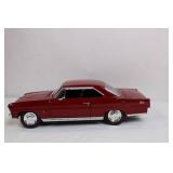 Die-Cast 1966 Chevy Nova Super Sport Model Car Red 1:18 Scale Die-Cast 1966 Chevy Nova Super Sport Model Car Red 1:18 Scale