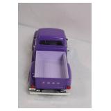 Die-Cast 1956 Ford Pickup Truck Model in Purple Die-Cast 1956 Ford Pickup Truck Model in Purple