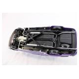 Diecast 1949 Mercury Purple Custom Car Model with Flames Diecast 1949 Mercury Purple Custom Car Model with Flames