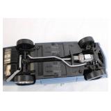 Scale Model Blue Classic Coupe Car with Opening Doors and Hood Scale Model Blue Classic Coupe Car with Opening Doors and Hood