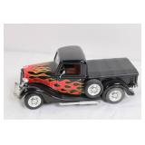 UNMC Ford V8 Die-Cast Pickup Truck Model with Flame Graphics UNMC Ford V8 Die-Cast Pickup Truck Model with Flame Graphics