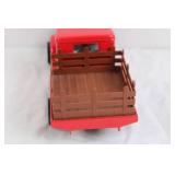 Die-Cast Red Vintage Pickup Truck Model with Opening Hood Die-Cast Red Vintage Pickup Truck Model with Opening Hood
