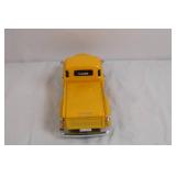 DUB City Chevrolet Diecast Pickup Truck Model Yellow with Flames DUB City Chevrolet Diecast Pickup Truck Model Yellow with Flames