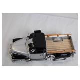 Diecast 1951 Chevrolet Pickup Truck Model with Black and Silver Finish Diecast 1951 Chevrolet Pickup Truck Model with Black and Silver Finish