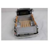 Diecast 1951 Chevrolet Pickup Truck Model with Black and Silver Finish Diecast 1951 Chevrolet Pickup Truck Model with Black and Silver Finish