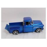 1:24 Scale 1955 Chevy Stepside Diecast Model Truck Blue 1:24 Scale 1955 Chevy Stepside Diecast Model Truck Blue