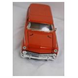 Die-Cast 1956 Ford Ranch Wagon Orange Model Car Die-Cast 1956 Ford Ranch Wagon Orange Model Car