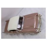 Diecast 1957 Chevrolet Bel Air Model Car, Pink and White, 1:18 Scale Diecast 1957 Chevrolet Bel Air Model Car, Pink and White, 1:18 Scale