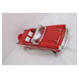 Diecast 1957 Chevrolet Bel Air Convertible Model Car Red Diecast 1957 Chevrolet Bel Air Convertible Model Car Red