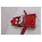 Diecast 1957 Chevrolet Bel Air Convertible Model Car Red Diecast 1957 Chevrolet Bel Air Convertible Model Car Red