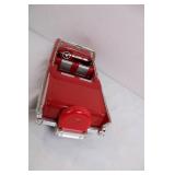 Diecast 1957 Chevrolet Bel Air Convertible Model Car Red Diecast 1957 Chevrolet Bel Air Convertible Model Car Red