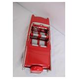 Diecast 1957 Chevrolet Bel Air Convertible Model Car Red Diecast 1957 Chevrolet Bel Air Convertible Model Car Red